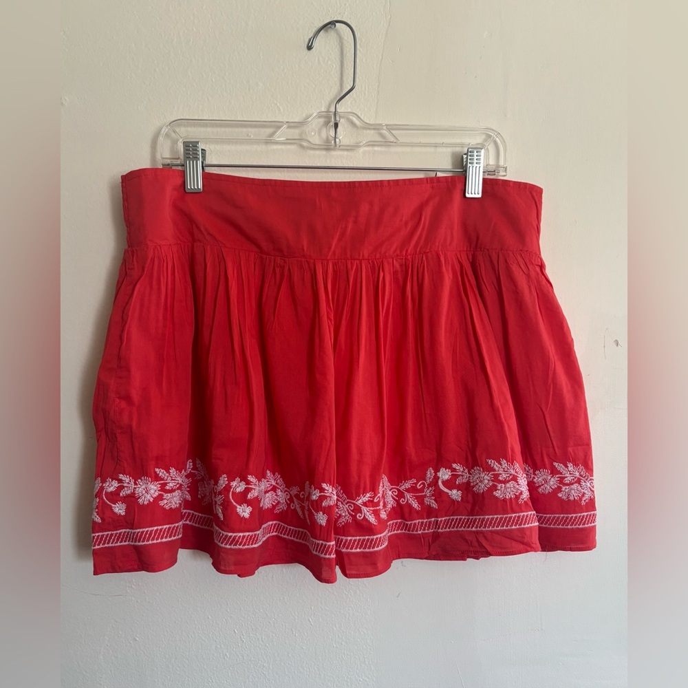 Aeropostale Embroidered Mini Skirt Size XL